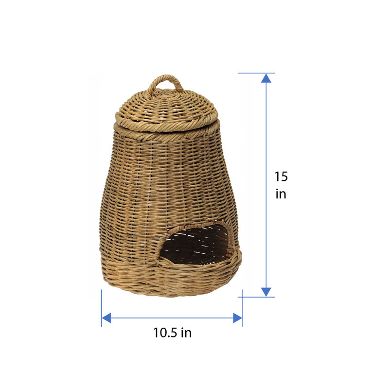 Osier, pomme de terre et oignon - Panier de rangement pour fruits et légumes, H 15 po x l 10,5 po x P 10,5 po