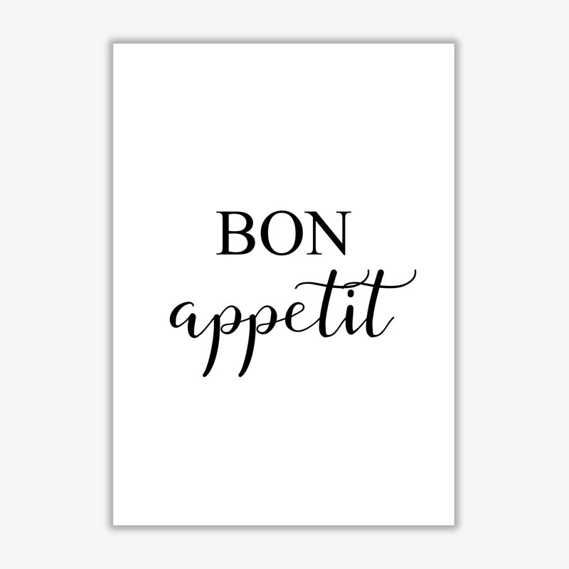 Bon Appetit - Print, No Frame, 30 cm H x 21 cm W x 1 cm D