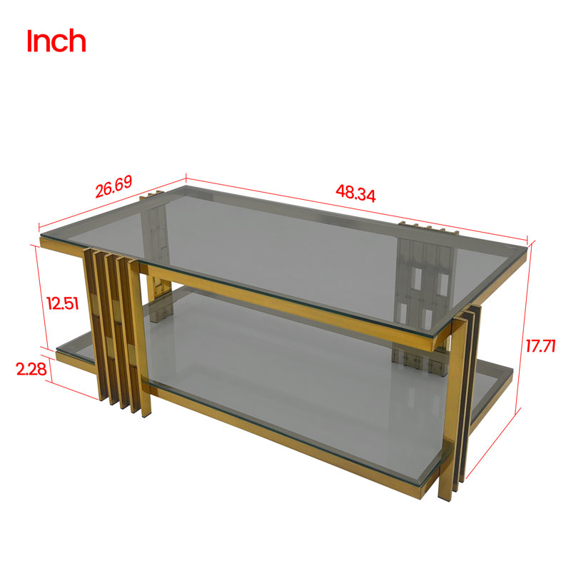 Table basse Loreita, Noir