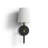 Quinley 1 - Light Wall Sconce In Matte Black With Brass Accents-1889439546