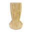 Table d'appoint d'extérieur, table de bout à conception creuse, table de tabouret de jardin de patio, table d'appoint décorative pour terrasse de balcon de plage, béton léger, texture semblable au bois-594124692