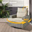 Ensemble de chaises berçantes et pivotantes pour l'extérieur avec table d'appoint Carolle-342898047