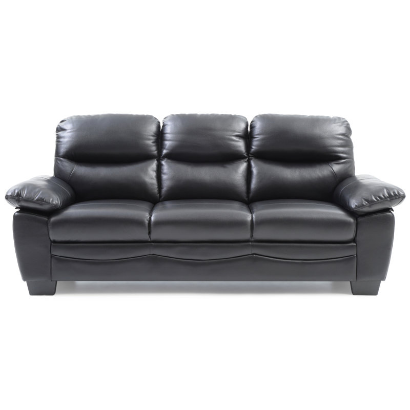 Canapé moderne Marta G677-S, noir
