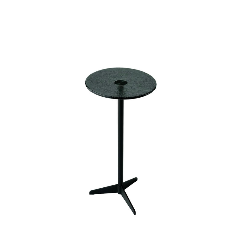 Siyan End Table, Fume, Black