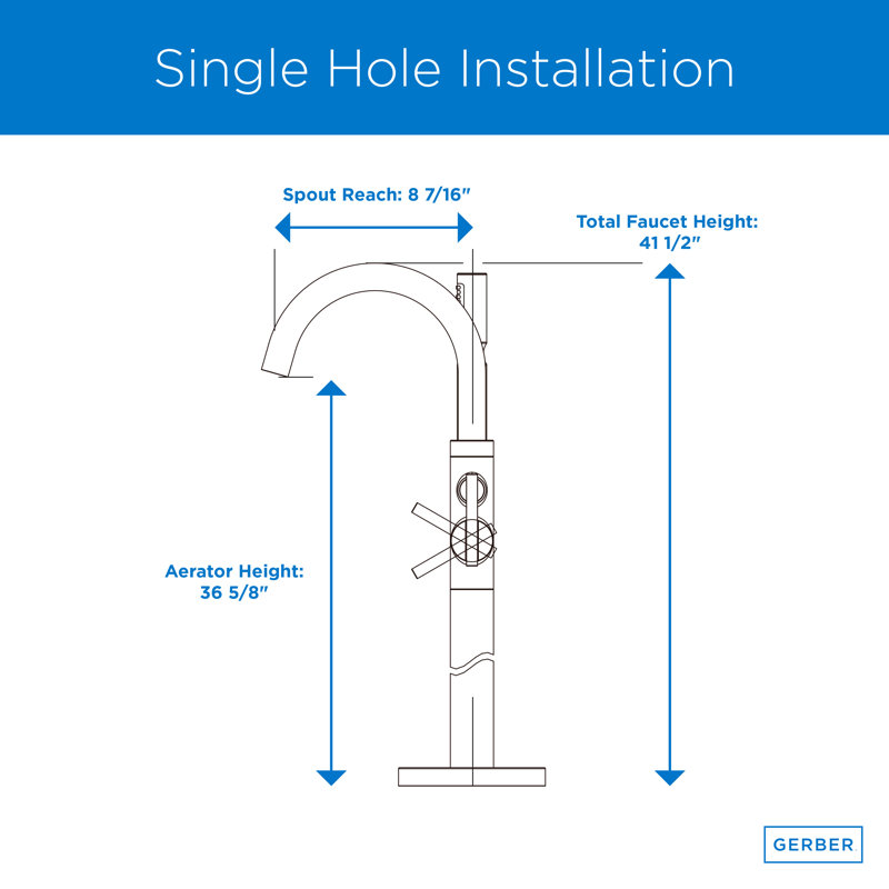 Contemporary 1-Handle Freestanding Floor Mount Tub Filler Trim Kit with 1.75 GPM Showerstick Handshower, Brushed Bronze