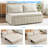 Ebern Designs Small Loveseat 3-in-1 Pull-Out Sleeper Sofa Bed with Throw Pillows-560956991