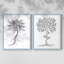 Reproduction encadrée de qualité supérieure de B&W Plant Speciment III - prête à être accrochée - aucun clou requis - aucun clou requis-192665963-192665962