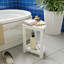 Tabouret de coin de douche avec tablette - siège intérieur extérieur imperméable-918495122
