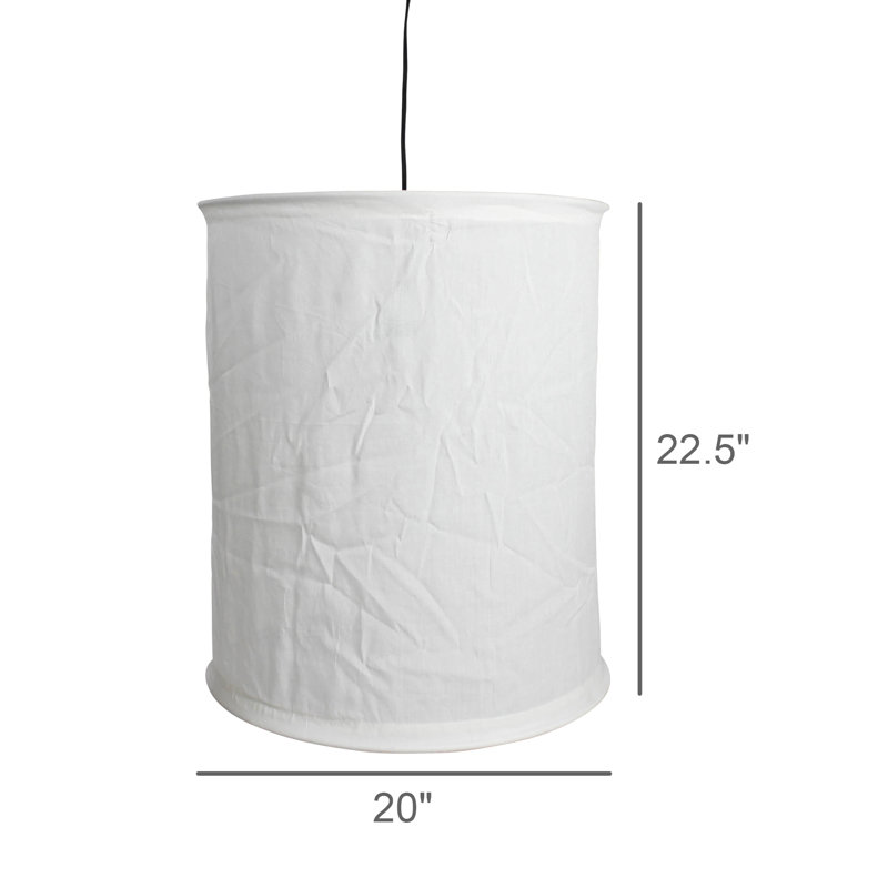 Luminaire suspendu cylindrique 1 lumière Ariella