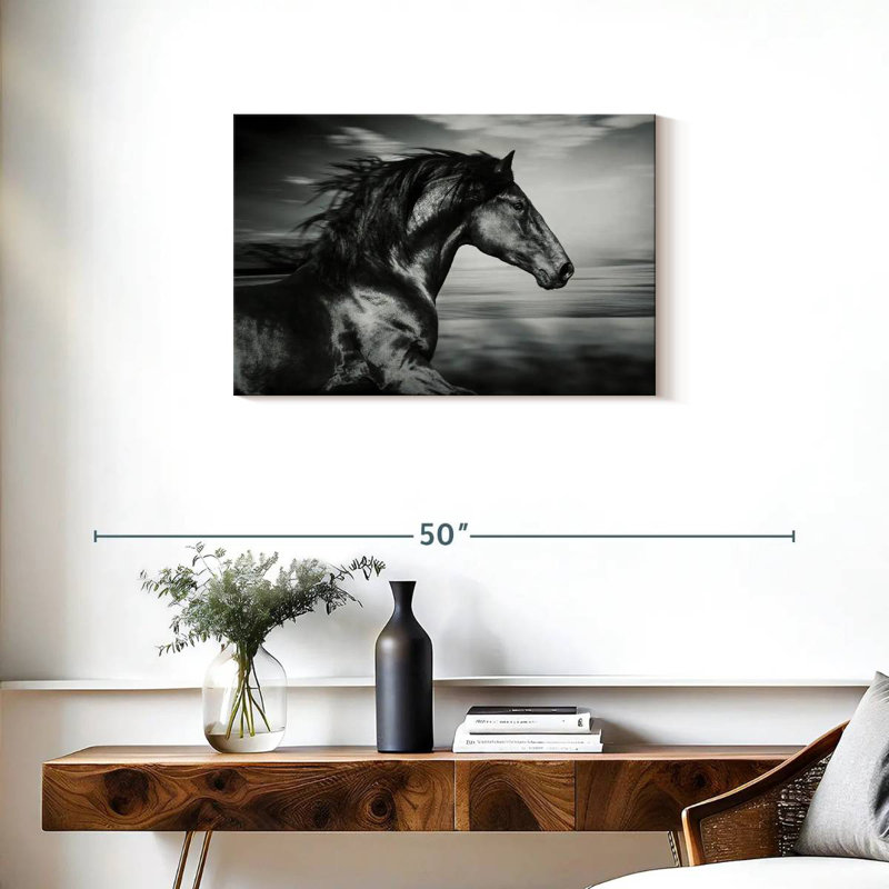 Brampt Thoroughbred, 20" H x 30" W