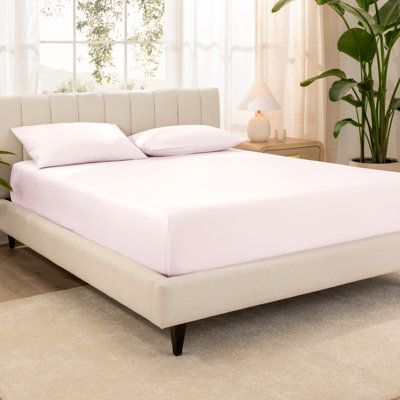 Organic Sateen Machine Woven Fitted Sheet