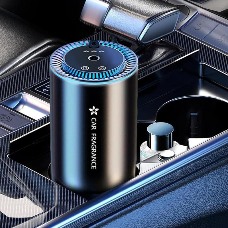 Smart Car Air Freshener,2-in-1 Essential Oil Diffuser & Humidifier, Auto On/Off, USB-C Powered for Car Home Office