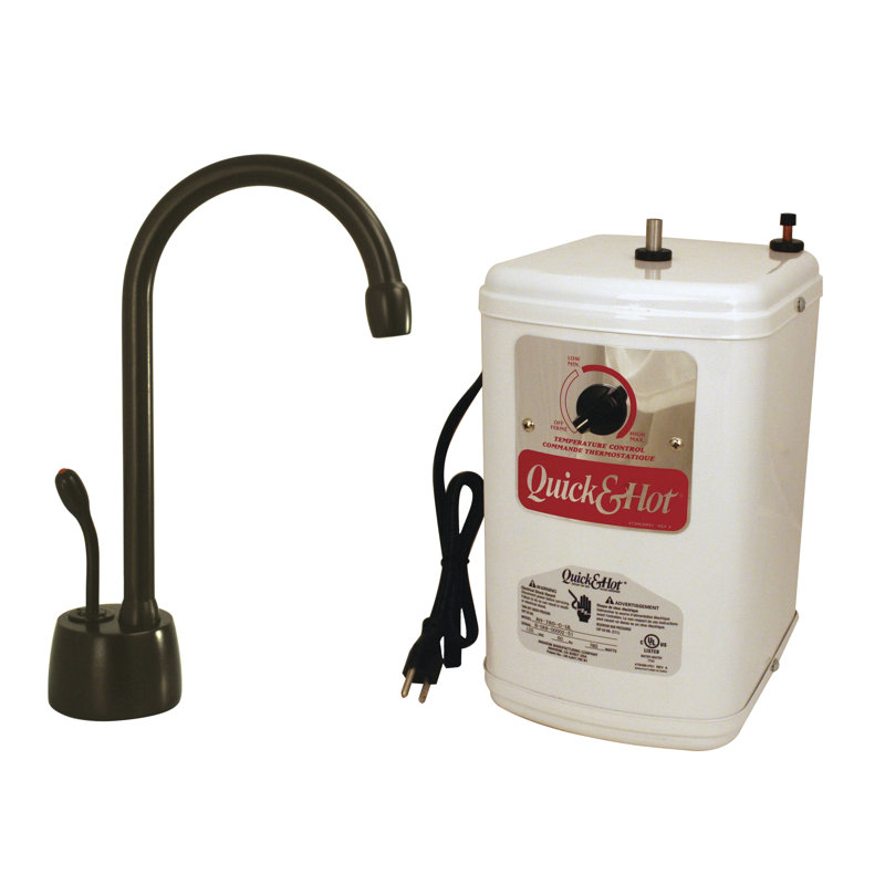 Velosah 9" 1-Handle Hot Water Dispenser Faucet with Water Heating Tank, Oil Rubbed Bronze