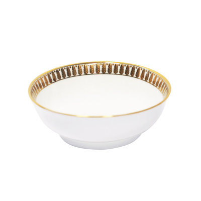 Plumes Porcelain Salad Bowl