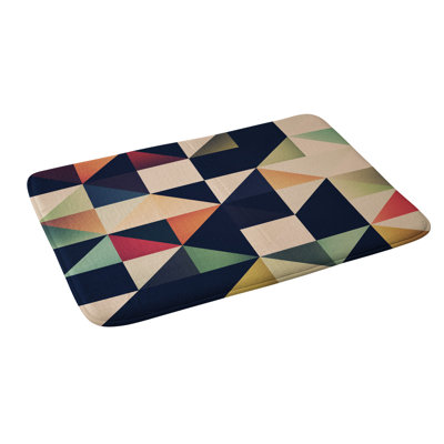Spires Memory Foam Non-Slip Bath Rug