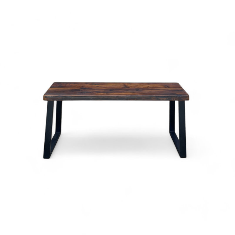 Banc trapézoïdal Timberland, Brun, 22" H x 72" W x 15" D