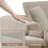 Boneless 110''W Corduroy Modern Compressed Block Sectional Couch With 2 Ottoman-2094629077