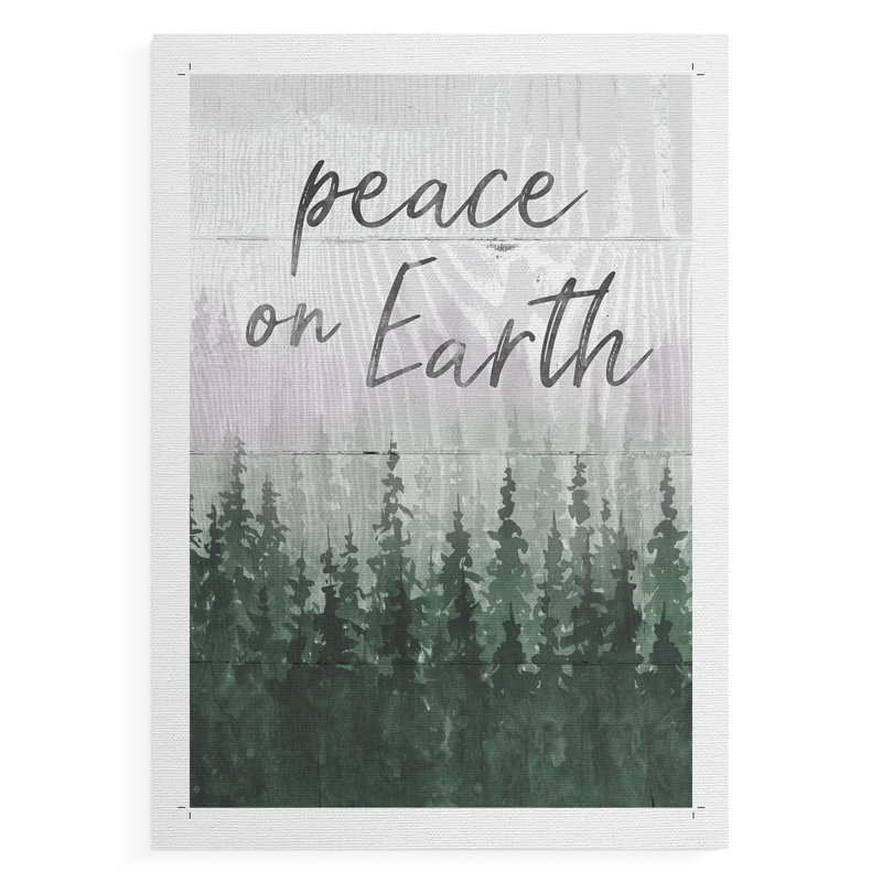 Peace on Earth - Reproduction de toile seulement - NON-CADRE, H 36 po x l 24 po