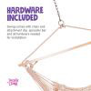 WOODPLAY HAND-WOVEN ADULT HAMMOCK SWING-PLAYSET ATTACHMENT