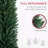 8' Artificial Pencil Christmas Tree