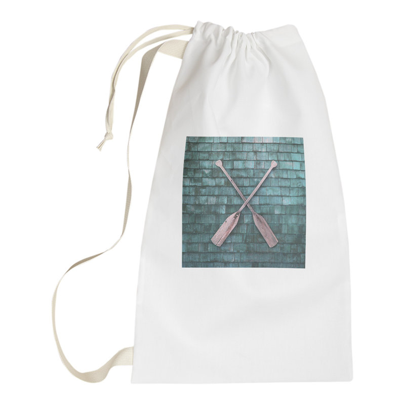 Sac à linge rustique avirons, Grand (H 76,5 po x l 29,5 po x P 1,5 po)