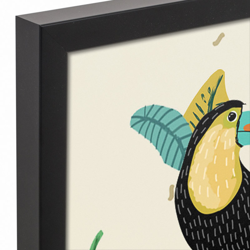 Art encadré, H 31,75 po x l 21,75 po x P 1,75 po