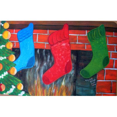 Laina Non-Slip Christmas Indoor Doormat