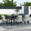Abalone 70'' Rectangular 6 - Person Outdoor Dining Set with Cushions