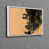 White Floater Framed