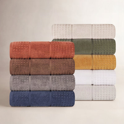 Camiren Waffle Cotton Washcloth Set