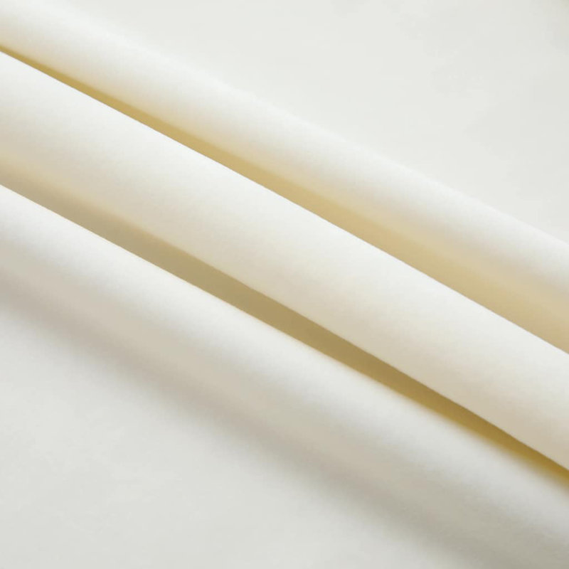 Kattie Blackout Curtain Single Panel, Cream