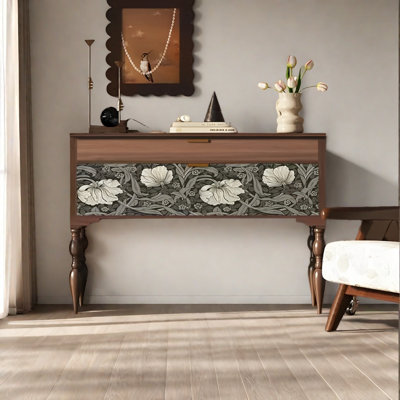 Console rétro avec tiroirs