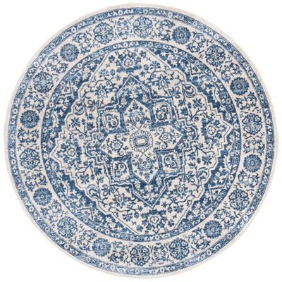 Tapis oriental gris clair / ivoire