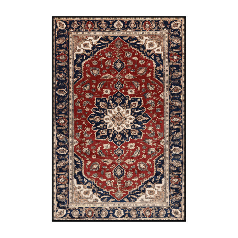 Tapis brun lavable à la machine, Rectangulaire 8 pi x 10 pi