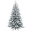 7ft Snow Flocked Artificial Christmas Tree with 1401 Tips-93855628