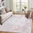 Modern Abstract Printed Area Rug Non-Slip Machine Washable Low Pile for Living Room Bedroom-2008530178-2008530176