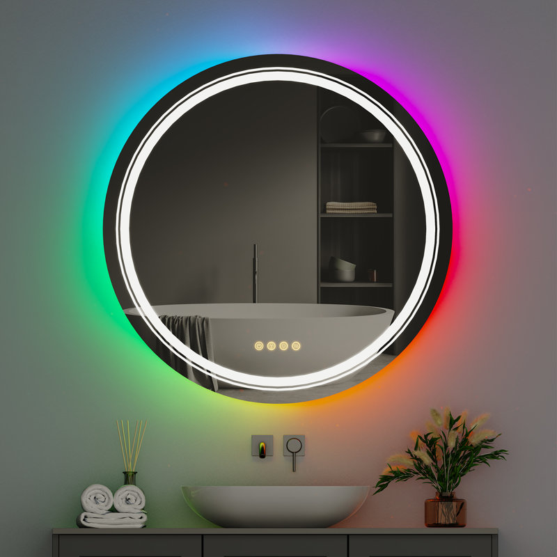 Ademiposi Concave Wall Mirror, 80 H x 80 W