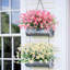 4 faisceaux de marguerites artificielles pour l'extérieur-838606451