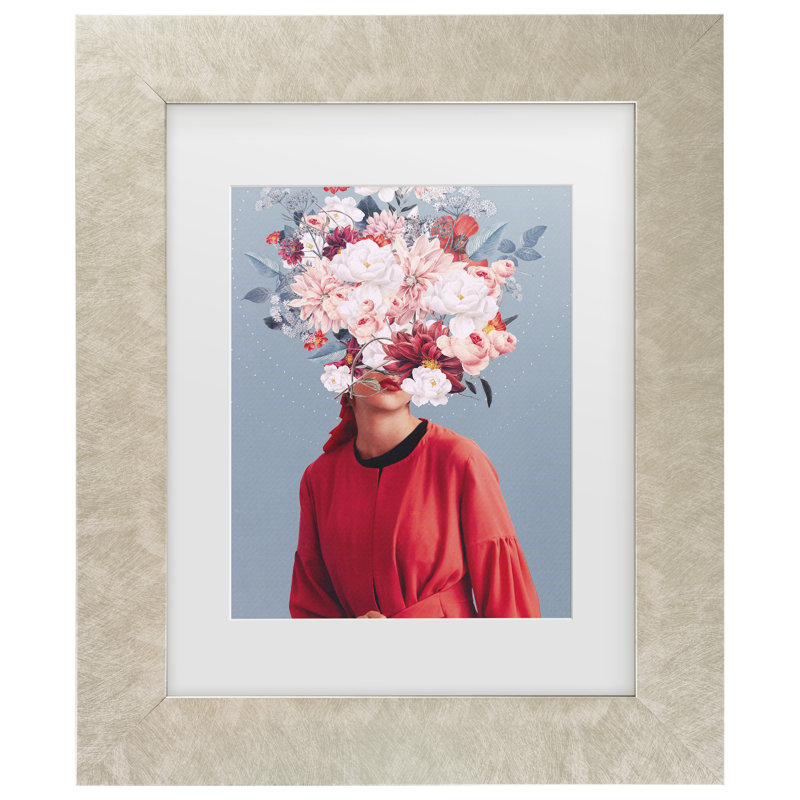 «Bachelor Frank Moth We Gathered In Spring Matted», art encadré, H 19,5 po x l 23,5 po, Cadre crème