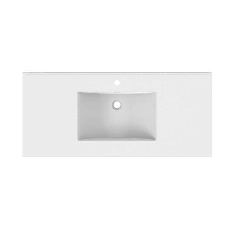 49'' Ceramic Top 3 cm thick White, Single