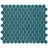 Tribeca 1" Hex Glossy 10-1/4 " x 11-7/8 " Porcelain Mosaic Floor and Wall Tile-51020437