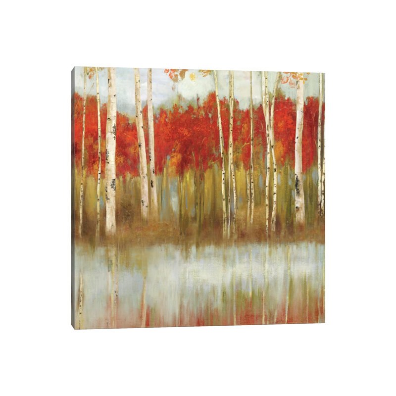 The Edge by Allison Pearce - Painting on Canvas, 30.48 cm H x 30.48 cm W, Wrapped Canvas