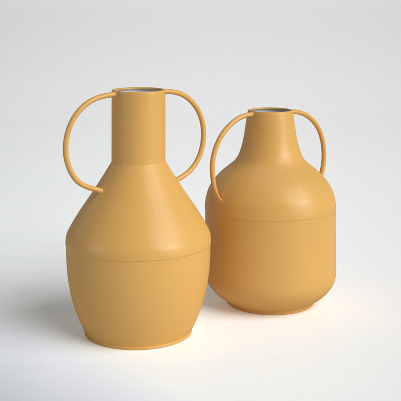 Eddard 13.8'' Metal Table Vase