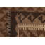 Tapis oriental brun Kilim 5 x 8