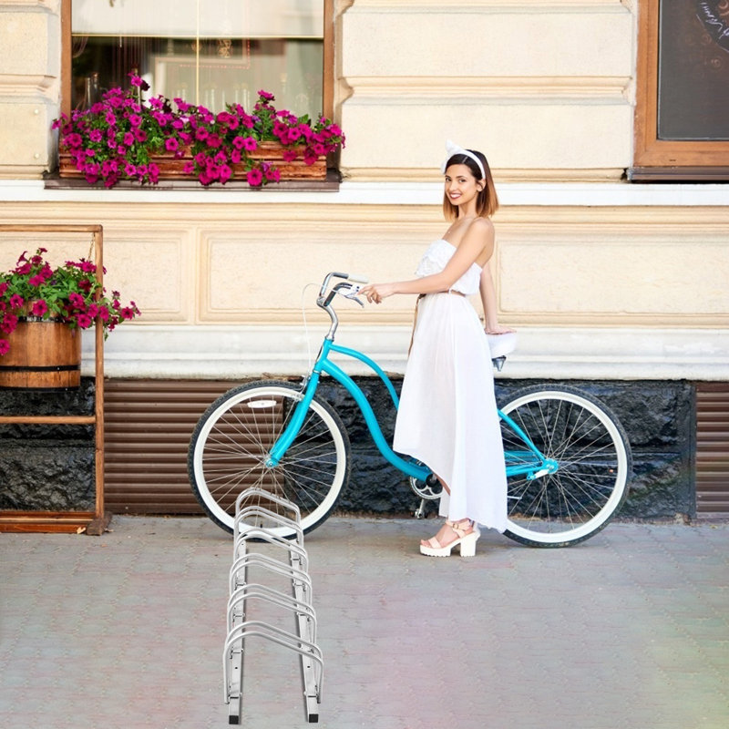 Komar Metal Freestanding Bike Rack