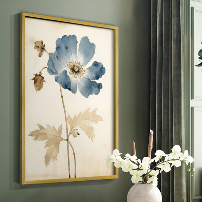 FLORAL Series LXII  -Premium Framed Print -Ready to Hang - No Nails Required