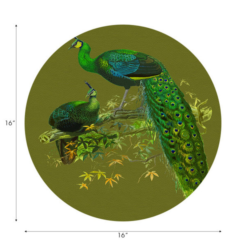 Napperon Family Pheasants, Olive