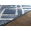 Tapis bleu marine / blanc Rachit-1763690338