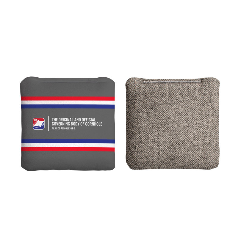 Sac de cornhole souple à rayures patriotiques ACA
