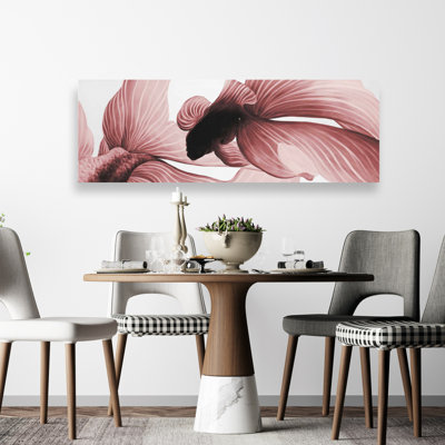 «Two Two Red Betta», art asiatique pour la maison